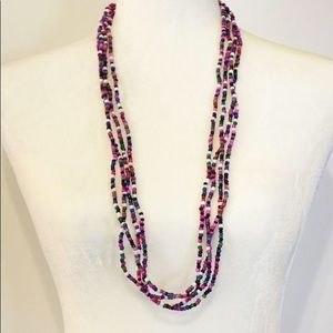 Tribal Designs 4 Strand Multi Necklace